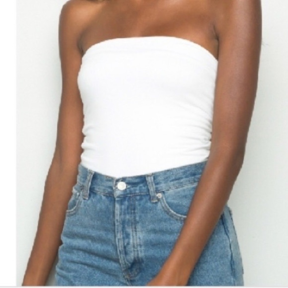 Brandy Melville white tube top